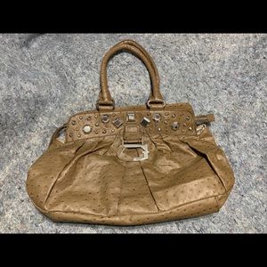 Large Peacock Guess Handbag Purse